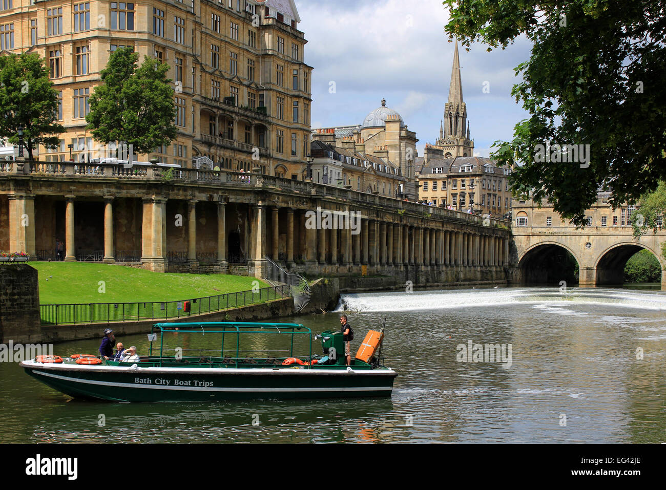 Angleterre Baignoire Avon Avon et historique du Pont Pulteney Jeanetta Baker Banque D'Images