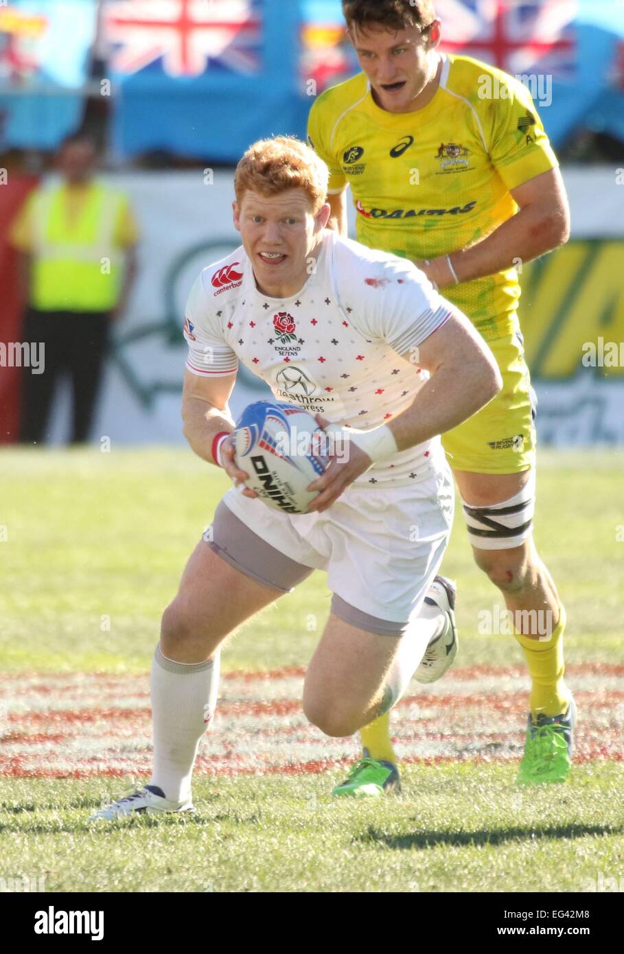 Las Vegas, NV, USA. Feb 15, 2015. En présence de John pour 2015 USA Tournoi international de rugby à VII - SUN, Sam Boyd Stadium, Las Vegas, NV le 15 février 2015. Credit : James Atoa/Everett Collection/Alamy Live News Banque D'Images