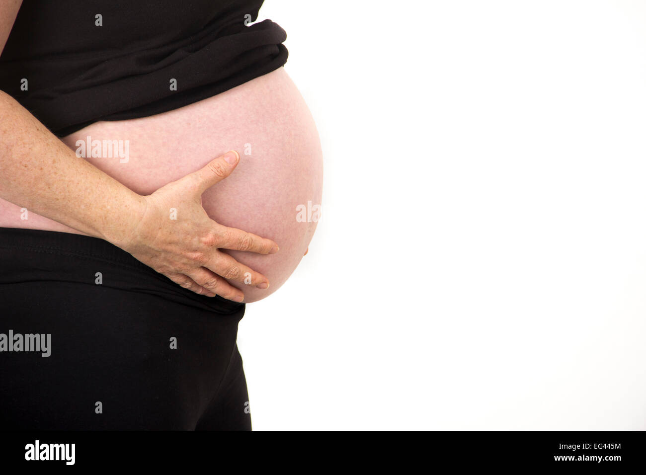 Ventre de femme enceinte photo stock. Image du ventre - 37406898