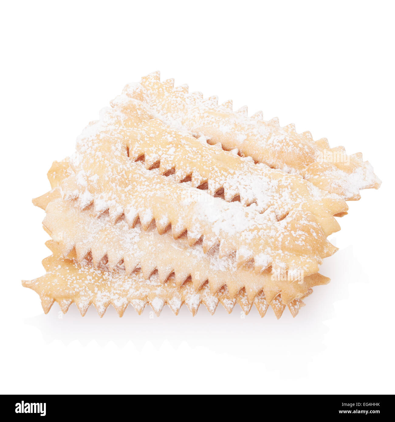 Chiacchiere italien, pâtisserie de carnaval Banque D'Images