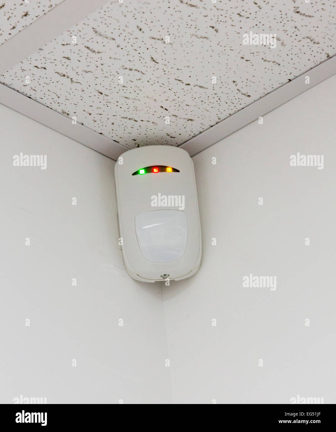 PIR détecteur infrarouge alarme intrusion Banque D'Images