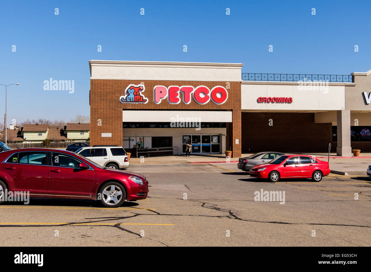 Petco, un pet supply store situé à Oklahoma City, Oklahoma, USA. Banque D'Images