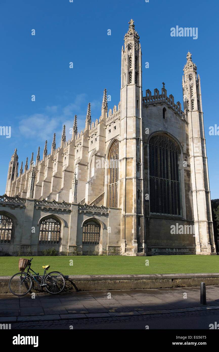 Kings College Chapel de Kings Parade Cambridge City Cambridgeshire Angleterre Banque D'Images