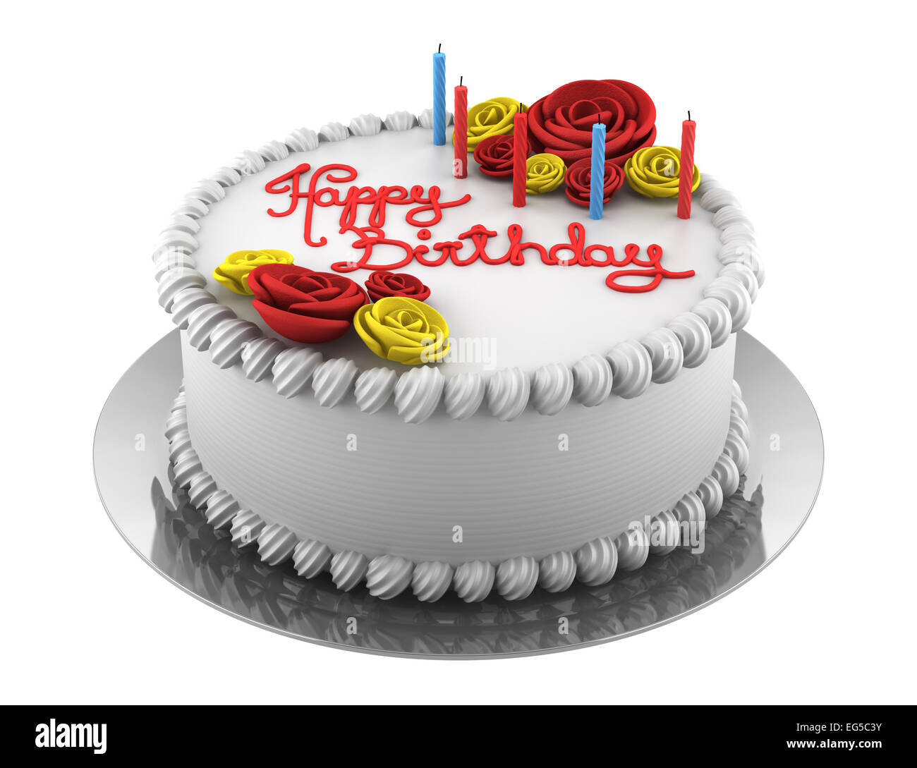 Gateau D Anniversaire Avec Des Bougies Rondes Isole Sur Fond Blanc Photo Stock Alamy Gateau D Anniversaire Avec Des Bougies Rondes Isole Sur Fond Blanc Photo Stock Alamy