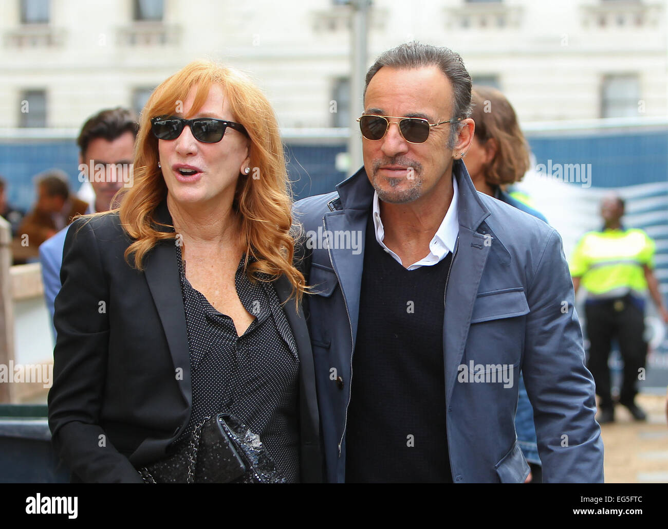 Bruce springsteen and wife patti scialfa Banque de photographies et d