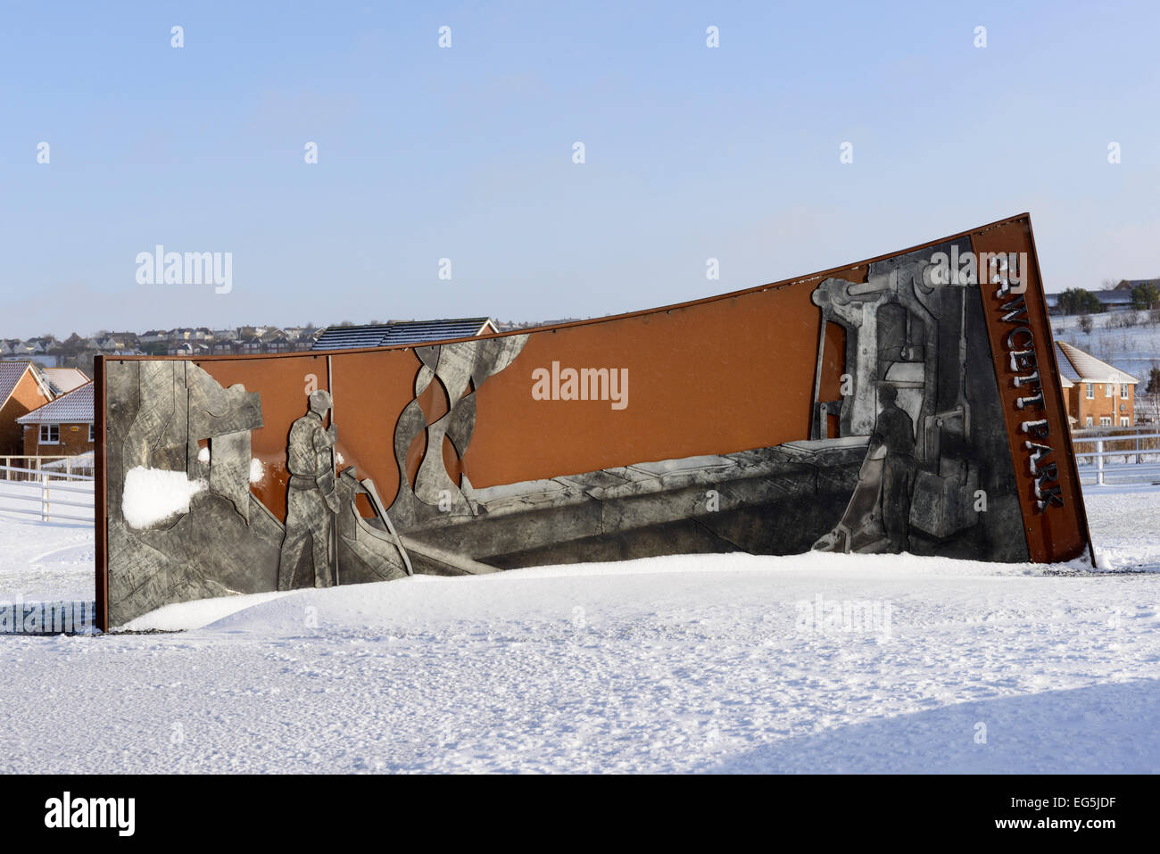 Fawcett Park Consett Banque D'Images