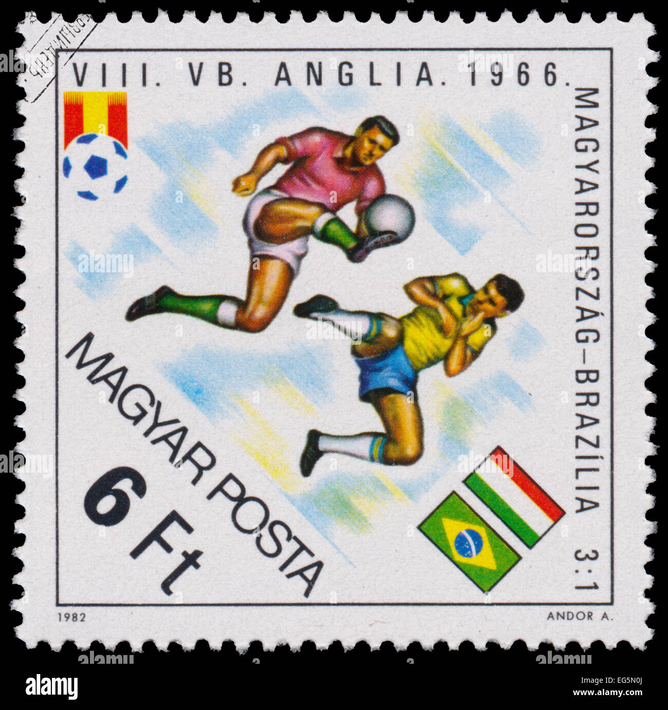 Autocollant Publicitaire Hongrie – Coupe Du Monde 1982 Espagne, Collection