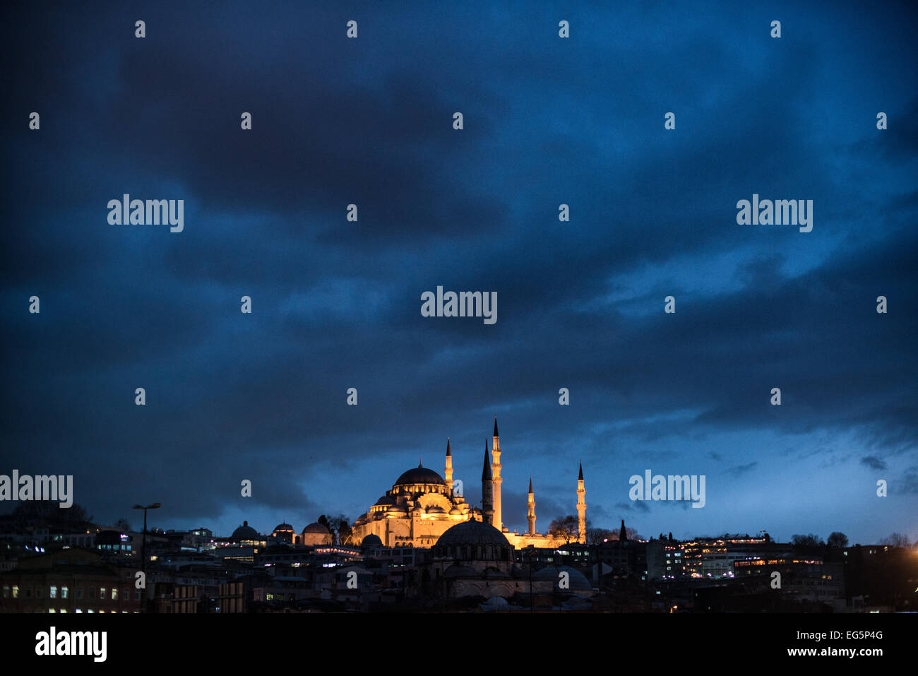 ISTANBUL, Turquie - Mosquée Suleymaniye Istanbul en juillet 2020, le président turc Recep Tayyip Erdogan a décrété que Sainte-Sophie serait reconvertie en mosquée. Banque D'Images