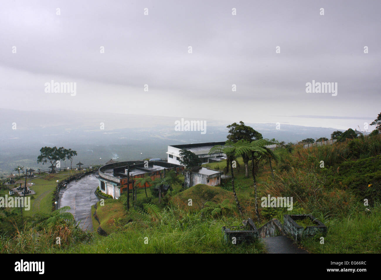 Vieux Bicol rest house. Le sud-est de Luzon. Aux Philippines. Salceda ravive Mayon rest house. Le reste a été construit initialement par le Banque D'Images