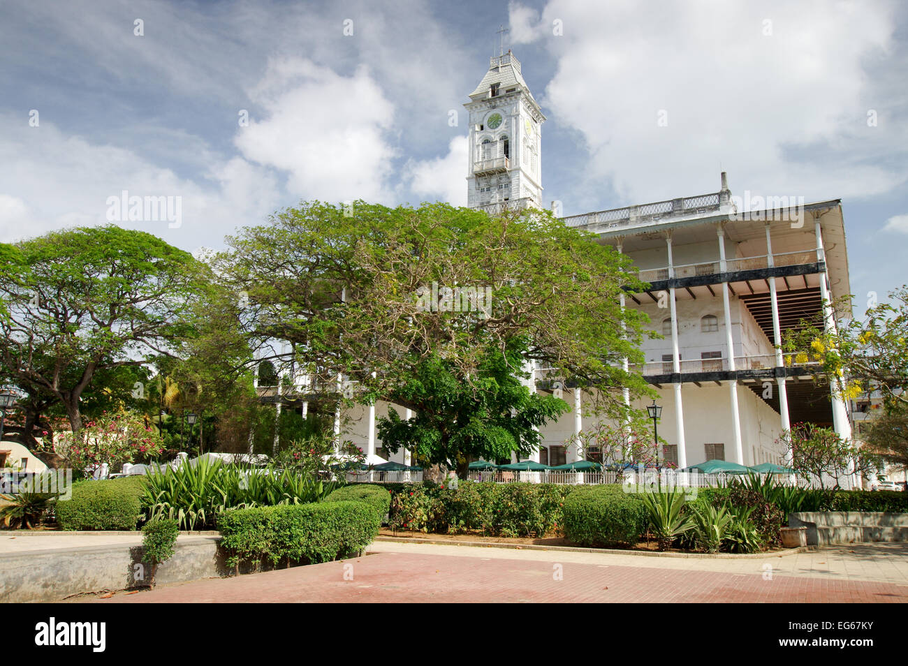 House of Wonders de Stone Town, Zanzibar Banque D'Images