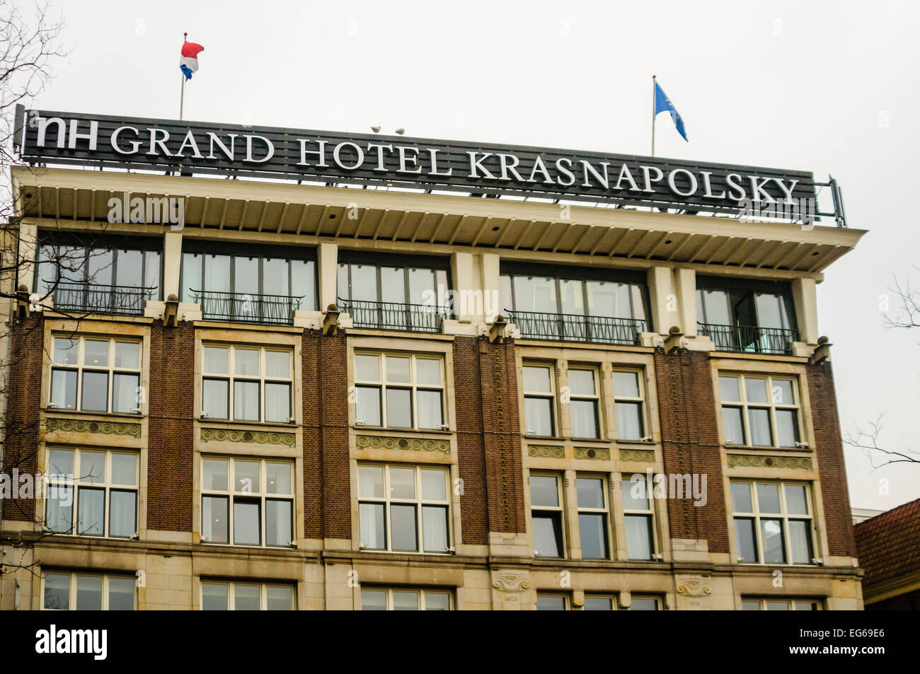 NH Grand Hotel Krasnapolsky, Amsterdam Banque D'Images