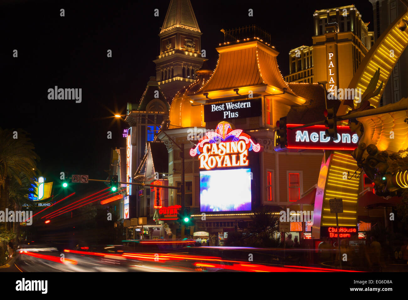 L'HÔTEL CASINO ROYALE STRIP LAS VEGAS NEVADA USA Banque D'Images