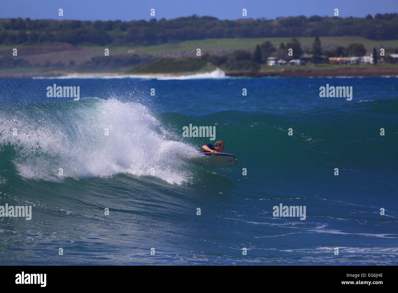Plages et des surfeurs australiens Banque D'Images