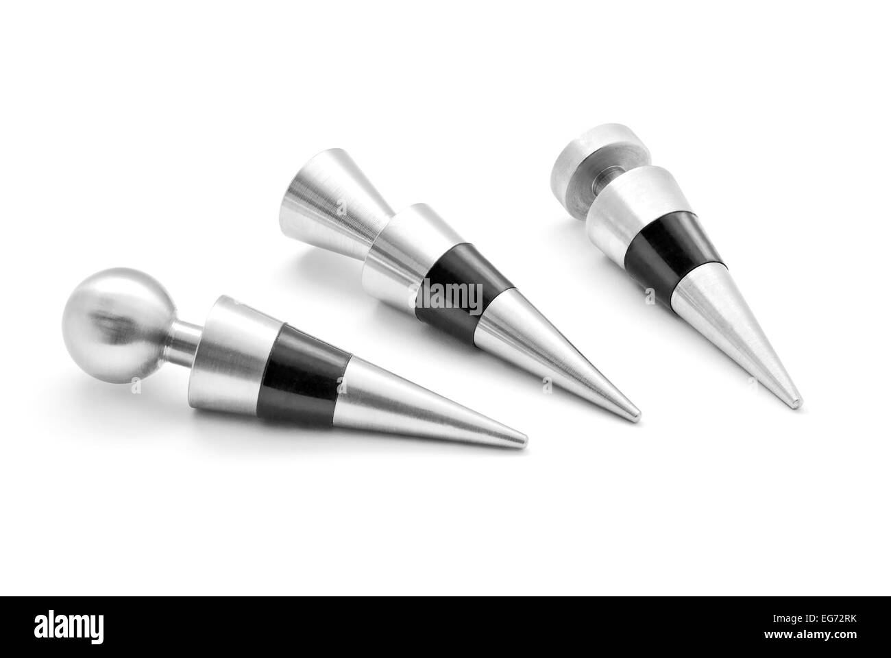 Bouchon de bouteille de vin set Banque D'Images