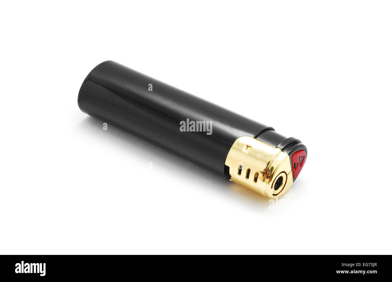 Windproof briquet sur fond blanc Banque D'Images