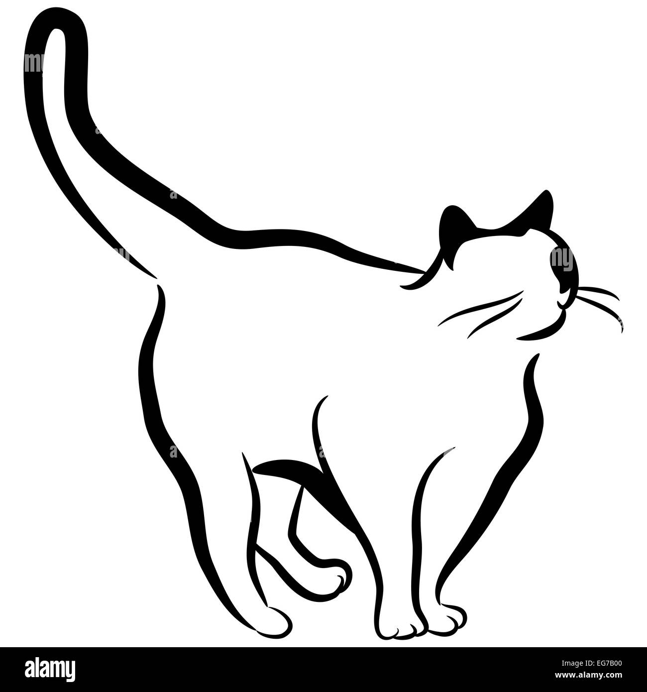 Une image d'un abrégé élégant. Banque D'Images