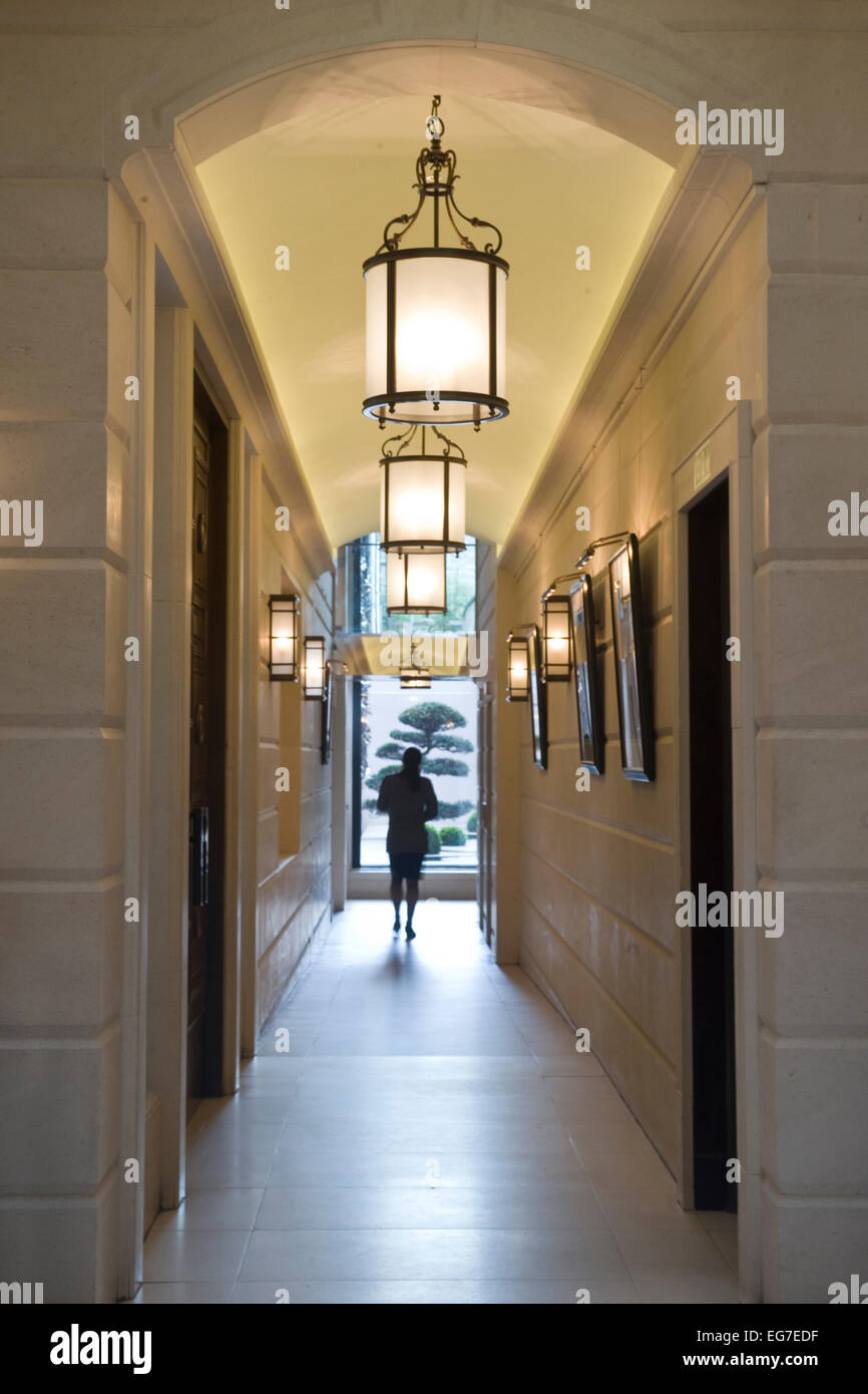 Intérieur de l'hotel Connaught à Londres - un cinq étoiles hôtel exclusif pour les gens riches et célèbres Banque D'Images