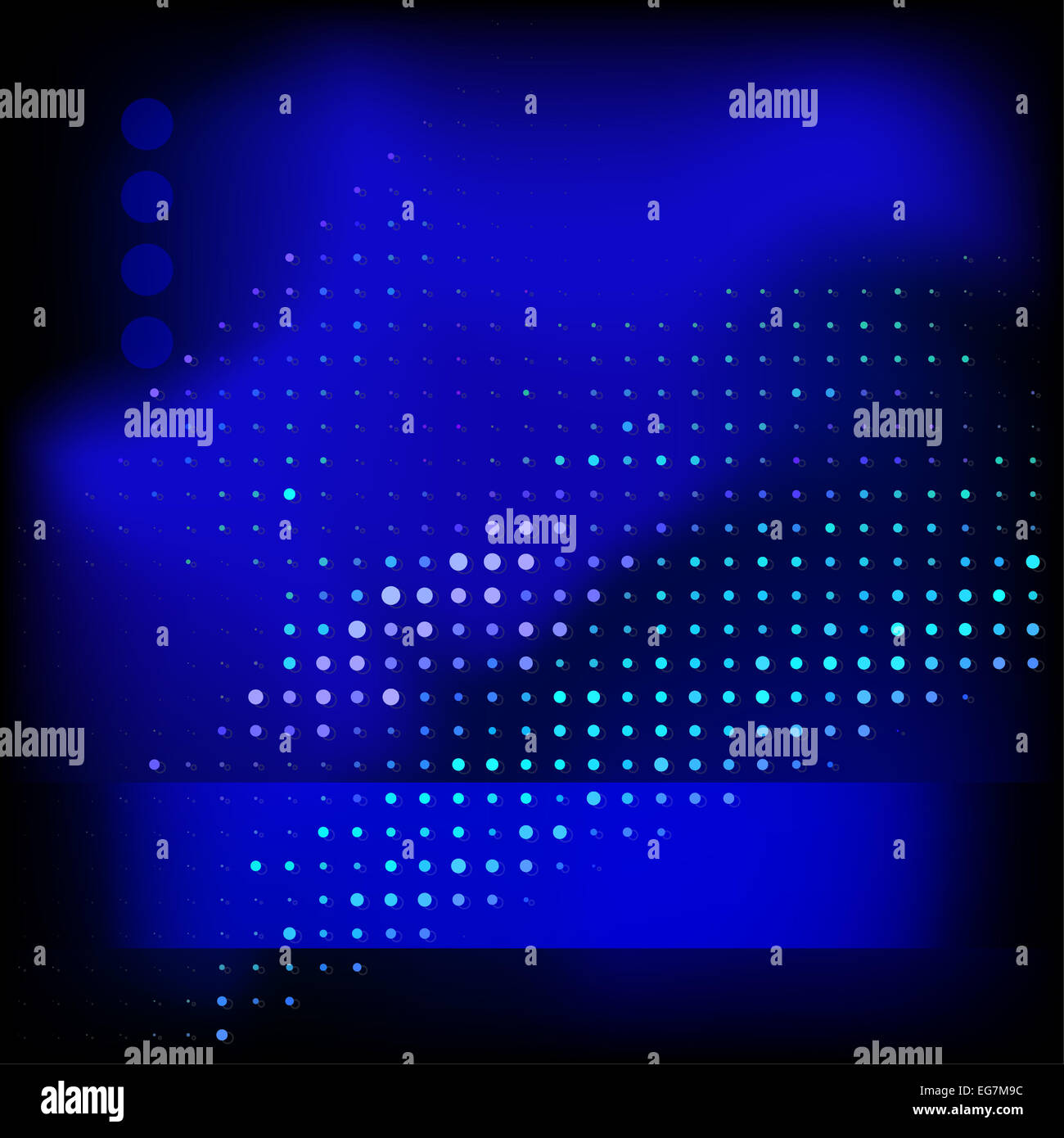 Résumé modèle bleu foncé. Dotted background Banque D'Images