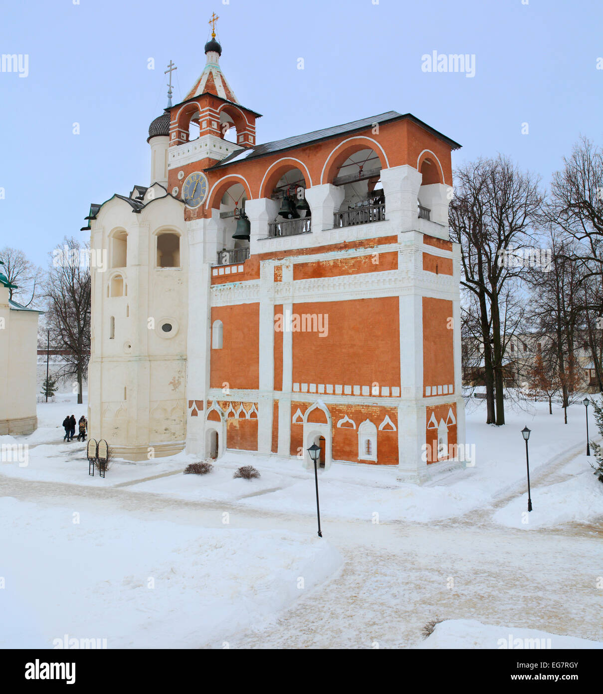 Beffroi, Monastère de Saint Euthymius, Suzdal, région de Vladimir, Russie Banque D'Images