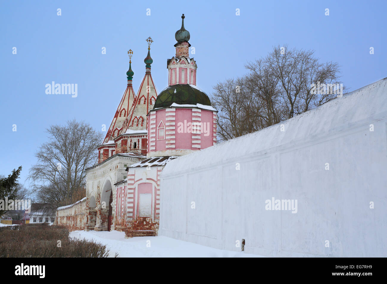 Couvent de Saint Alexandre, Suzdal, région de Vladimir, Russie Banque D'Images