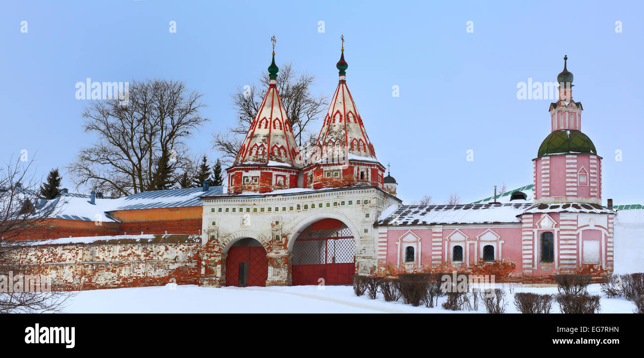 Couvent de Saint Alexandre, Suzdal, région de Vladimir, Russie Banque D'Images
