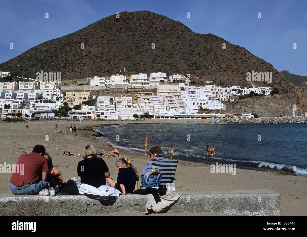 Famille Sur La Plage San Jose Cabo De Gata Nijar Natural