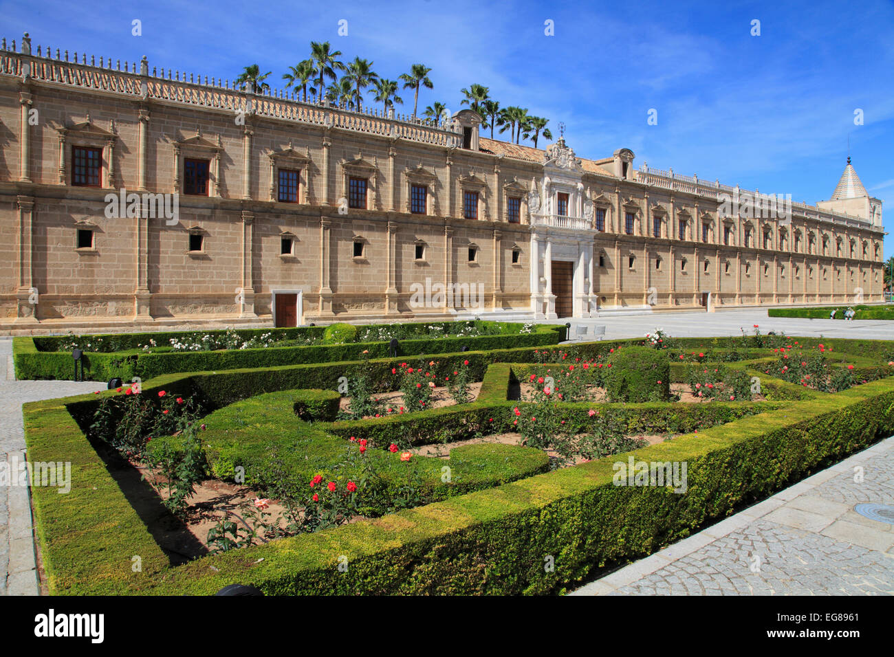 Espagne, Andalousie, Séville, le Parlement de l'Andalousie, Banque D'Images