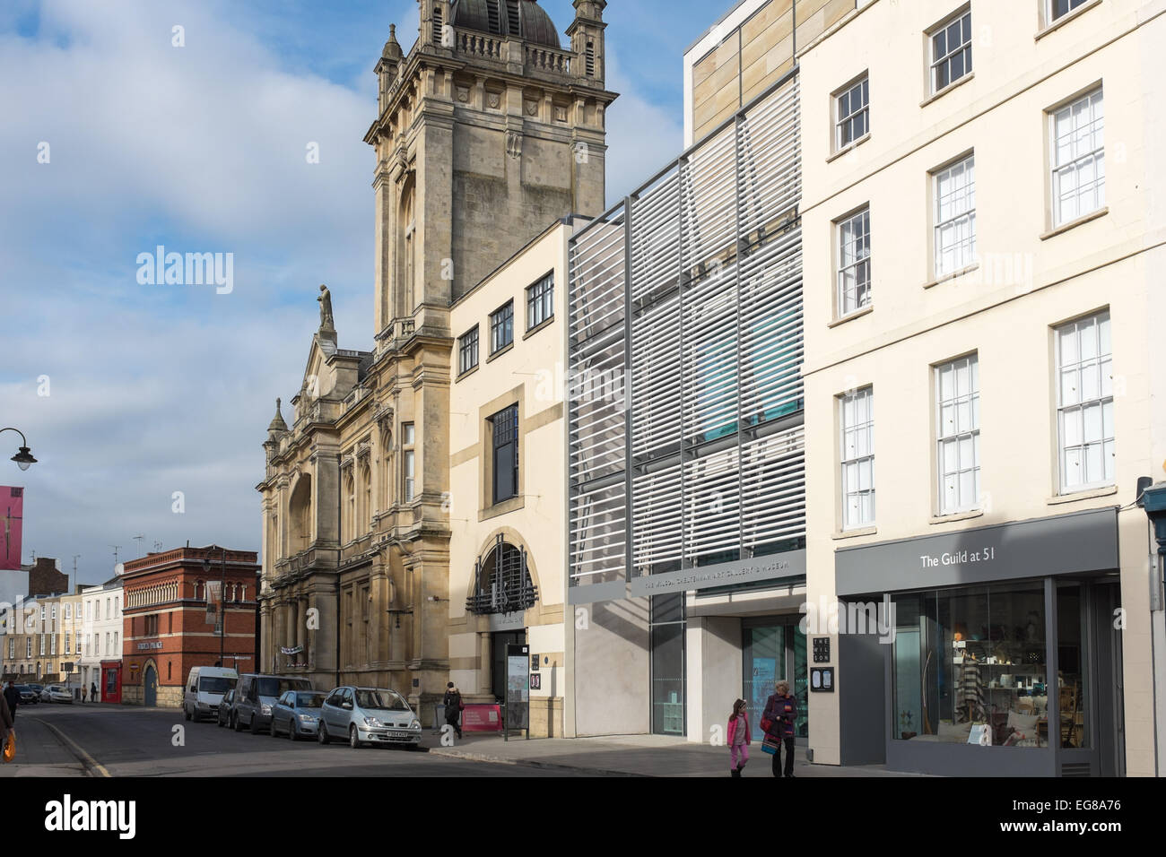 Le Wilson, Cheltenham Art Gallery and Museum qui a rouvert en octobre 2013 et abrite également le bureau d'Information Touristique Banque D'Images