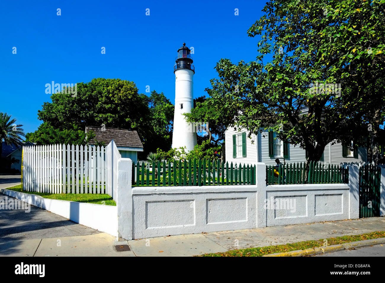 Le phare de Key West à Key West en Floride Floride destination pour les Caraïbes de l'ouest de Tampa Crusie Banque D'Images