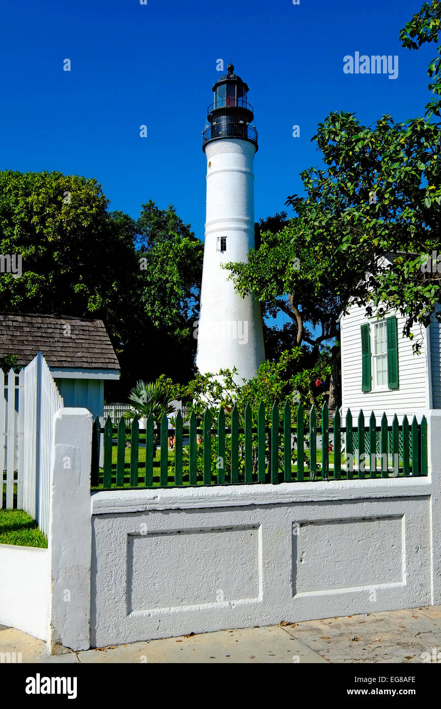 Le phare de Key West à Key West en Floride Floride destination pour les Caraïbes de l'ouest de Tampa Crusie Banque D'Images