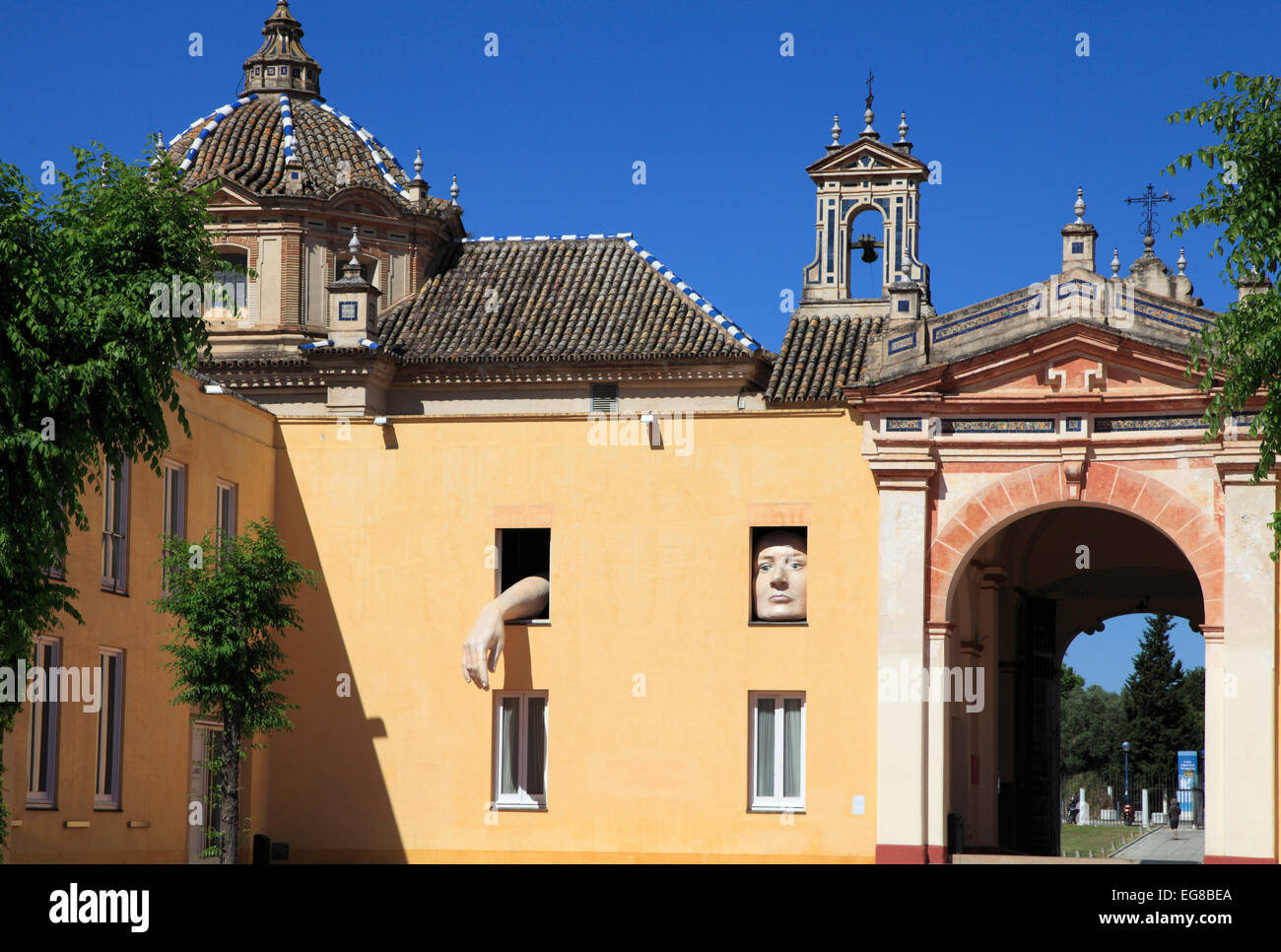 Espagne, Andalousie, Séville, La Cartuja, Monastère, Banque D'Images