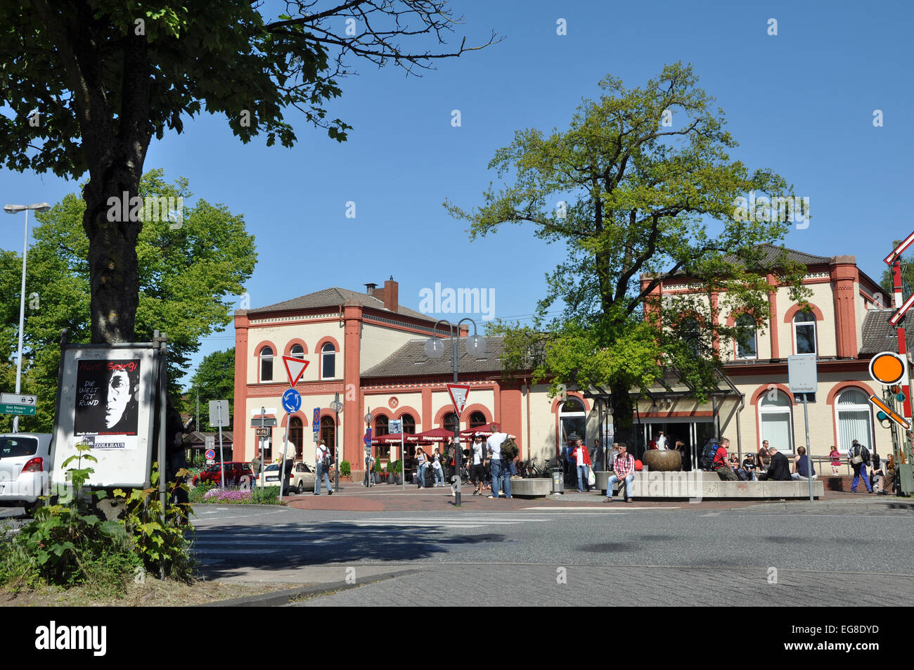 LEER, ALLEMAGNE - Juin 2010 : Gare de Leer, une ville dans la partie nord-ouest de Basse-Saxe, Allemagne Banque D'Images