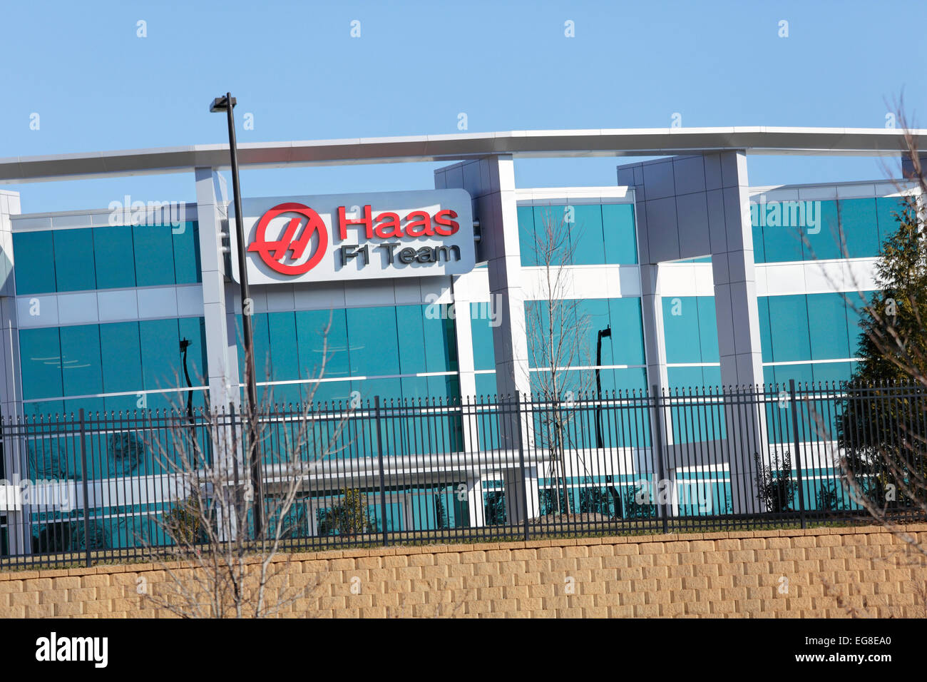 Haas F1 Team, siège de Kannapolis, North Carolina, USA Banque D'Images