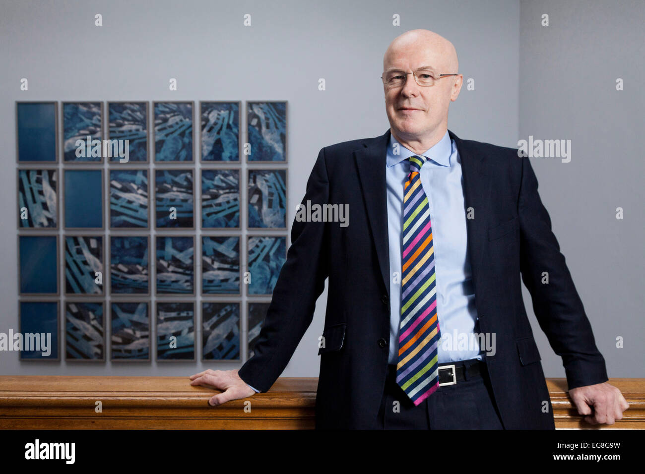 Harry Nimmo, gestionnaire de fonds à Investissements Standard Life, Édimbourg Banque D'Images