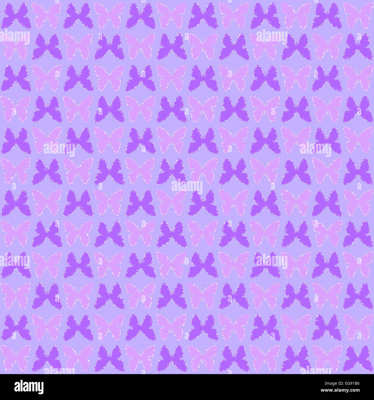 Rose et violet papillons des lilas, un motif de fond transparent Banque D'Images