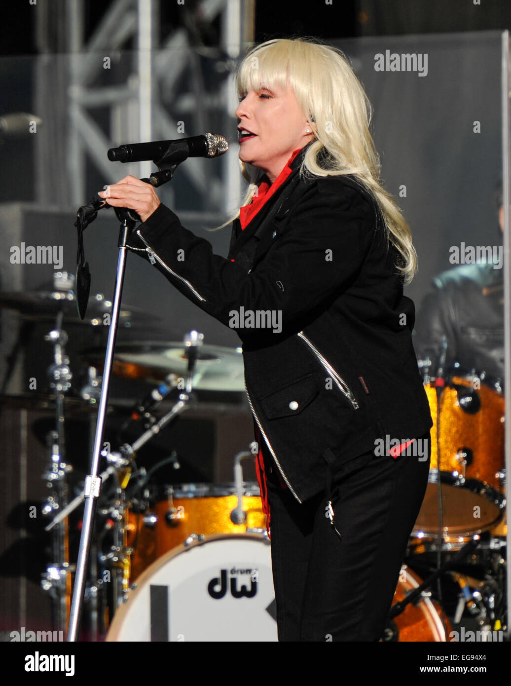 V Festival 2014 - Weston Park - Jour 2 - Performances comprend : Blondie, Debbie Harry Où : Stafford, Royaume-Uni Quand : 17 Aug 2014 Banque D'Images
