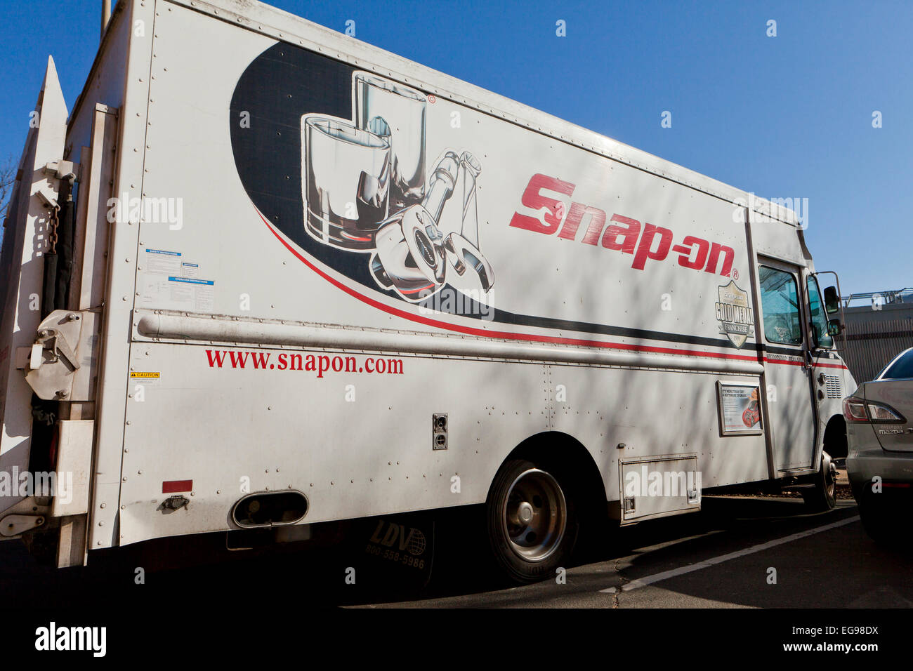 Snap-On tools mobile chariot - USA Banque D'Images