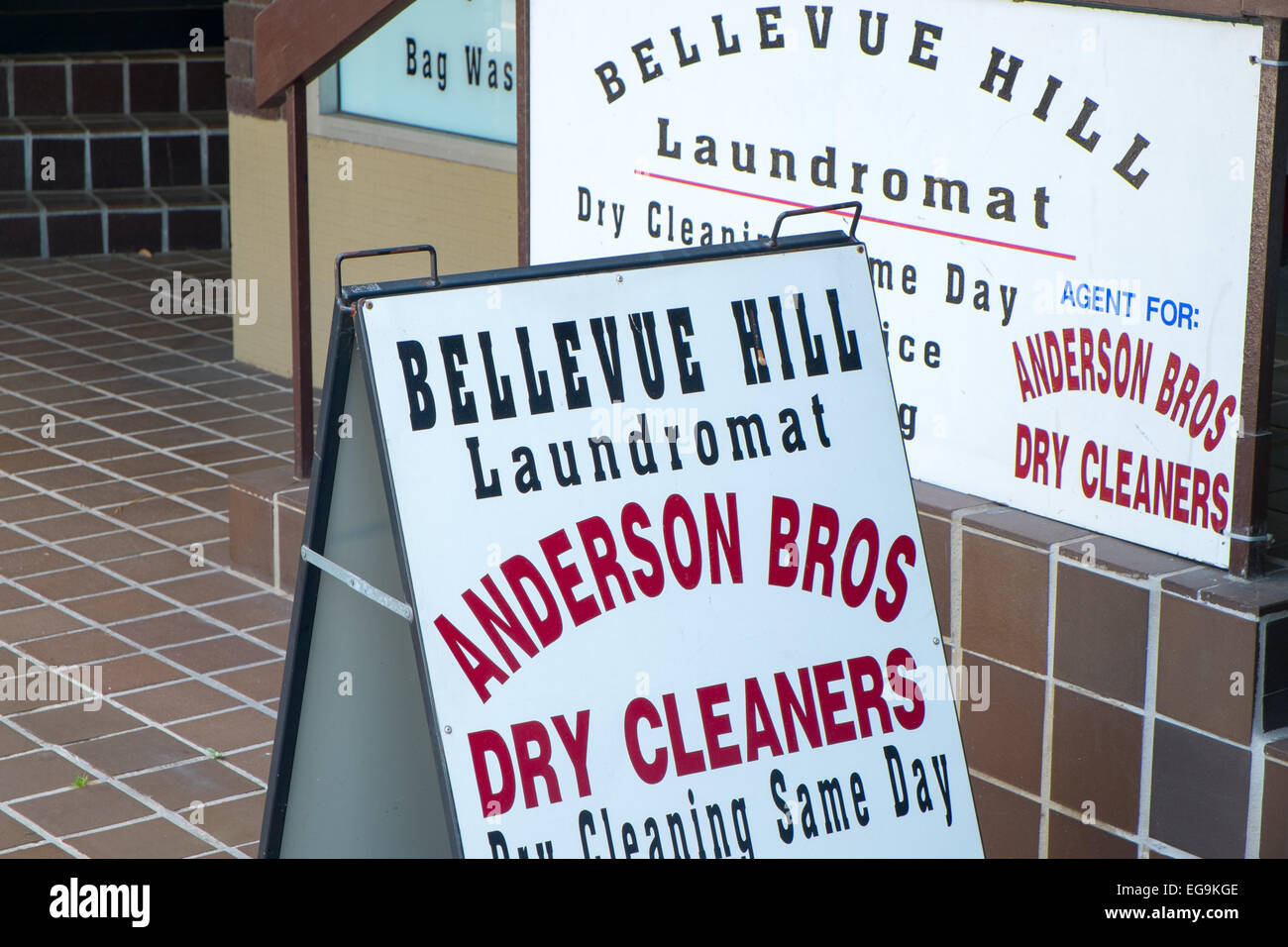 Laverie boutique achetez à Bellevue Hill, une banlieue de Sydney, Australie Banque D'Images