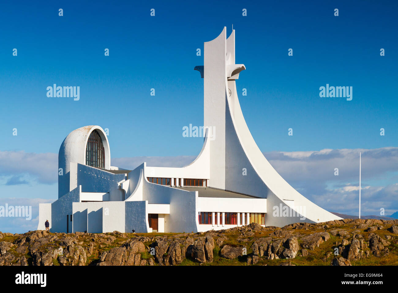 Église moderne. Banque D'Images