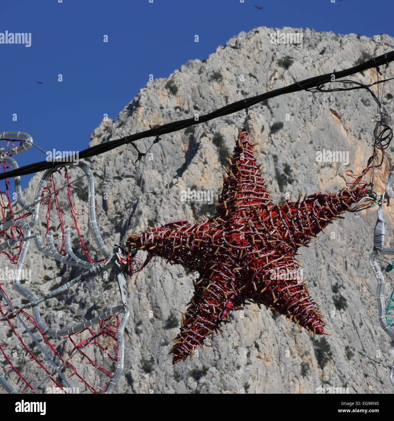 L'étoile de Noël, El Chorro Banque D'Images