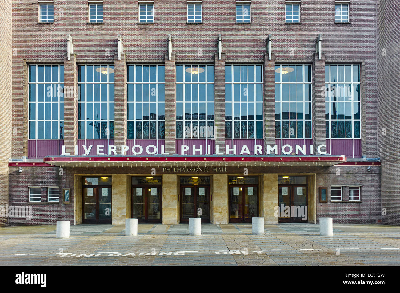 Liverpool Philharmonic Hall Banque D'Images