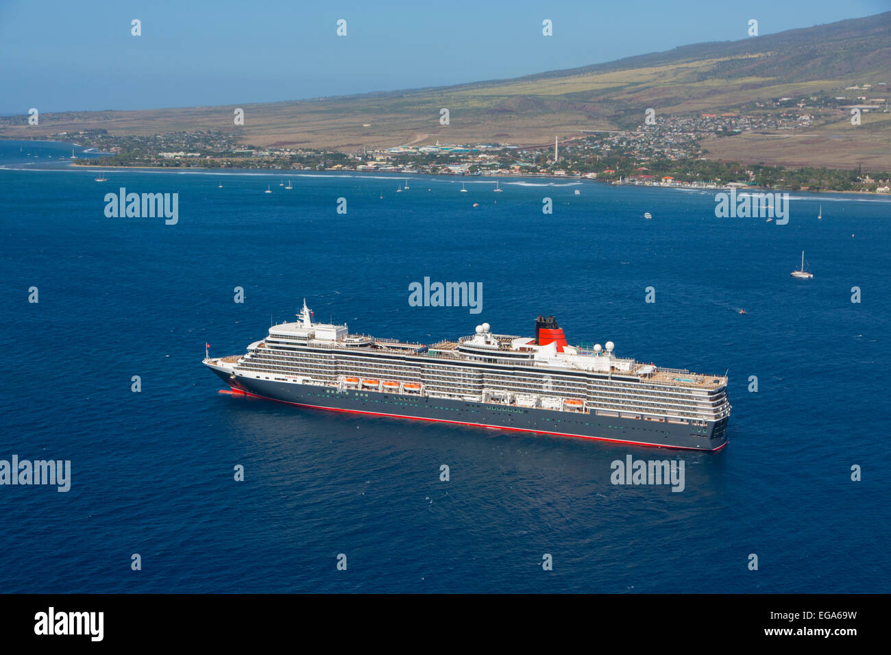Elizabeth Quieen 2 , Lahaina, Maui, Hawaii Banque D'Images