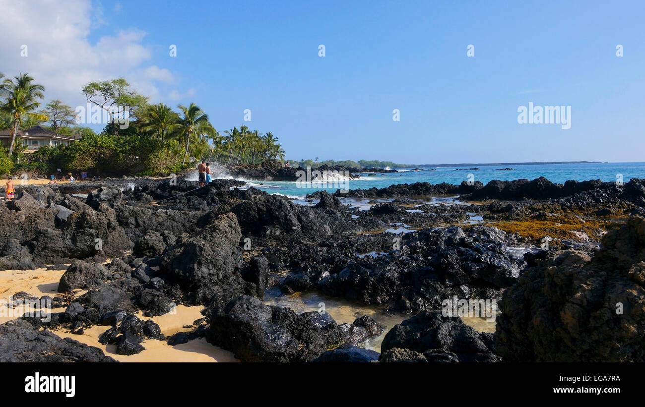 Makena Beach State Park, Maui, Hawaii Banque D'Images