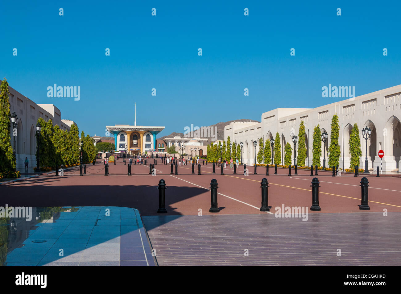 Palais de Sultan Qaboos bin Said à Mascate, Oman Banque D'Images