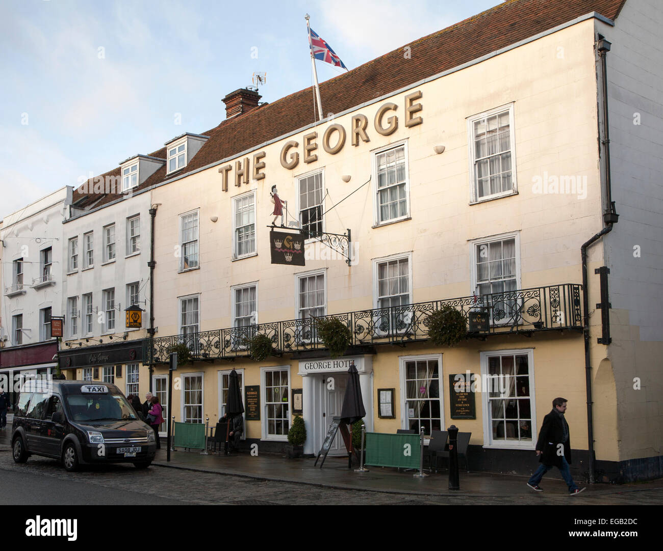 Le George hotel, Colchester, Essex, England, UK Banque D'Images