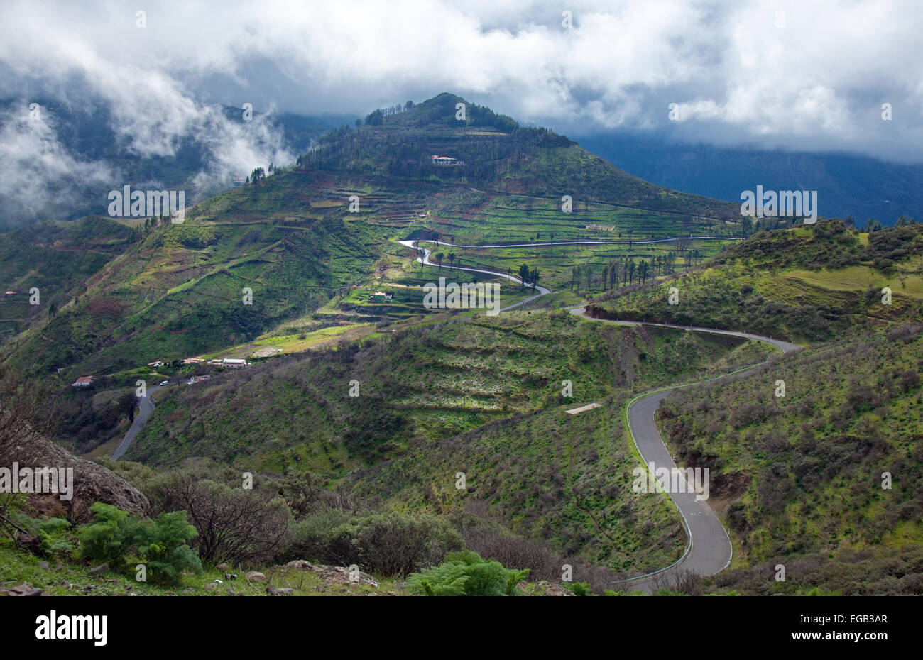 Le centre de Gran Canaria, Morro de Armonia Banque D'Images