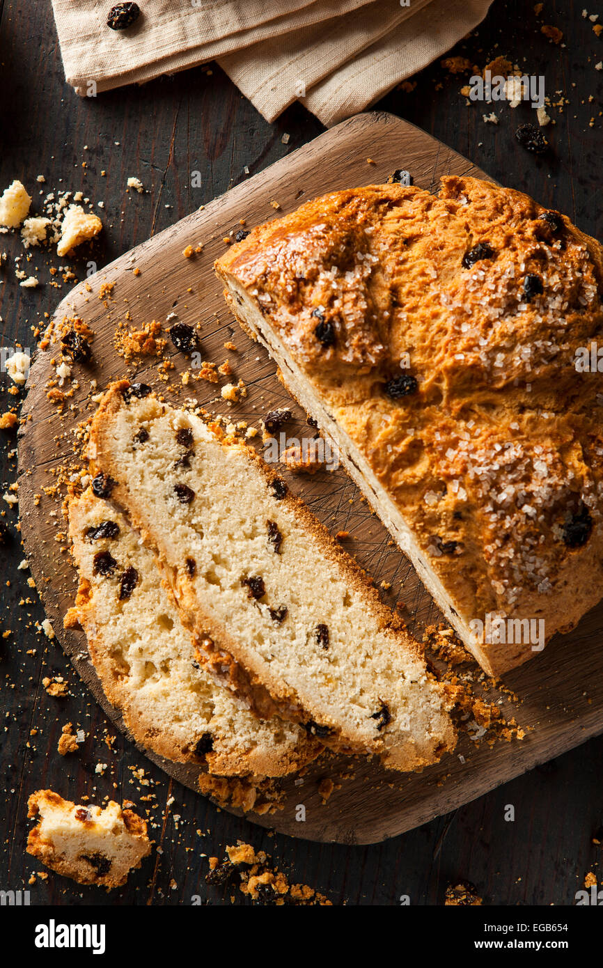 Soda Bread irlandais pour la Saint Patrick Banque D'Images