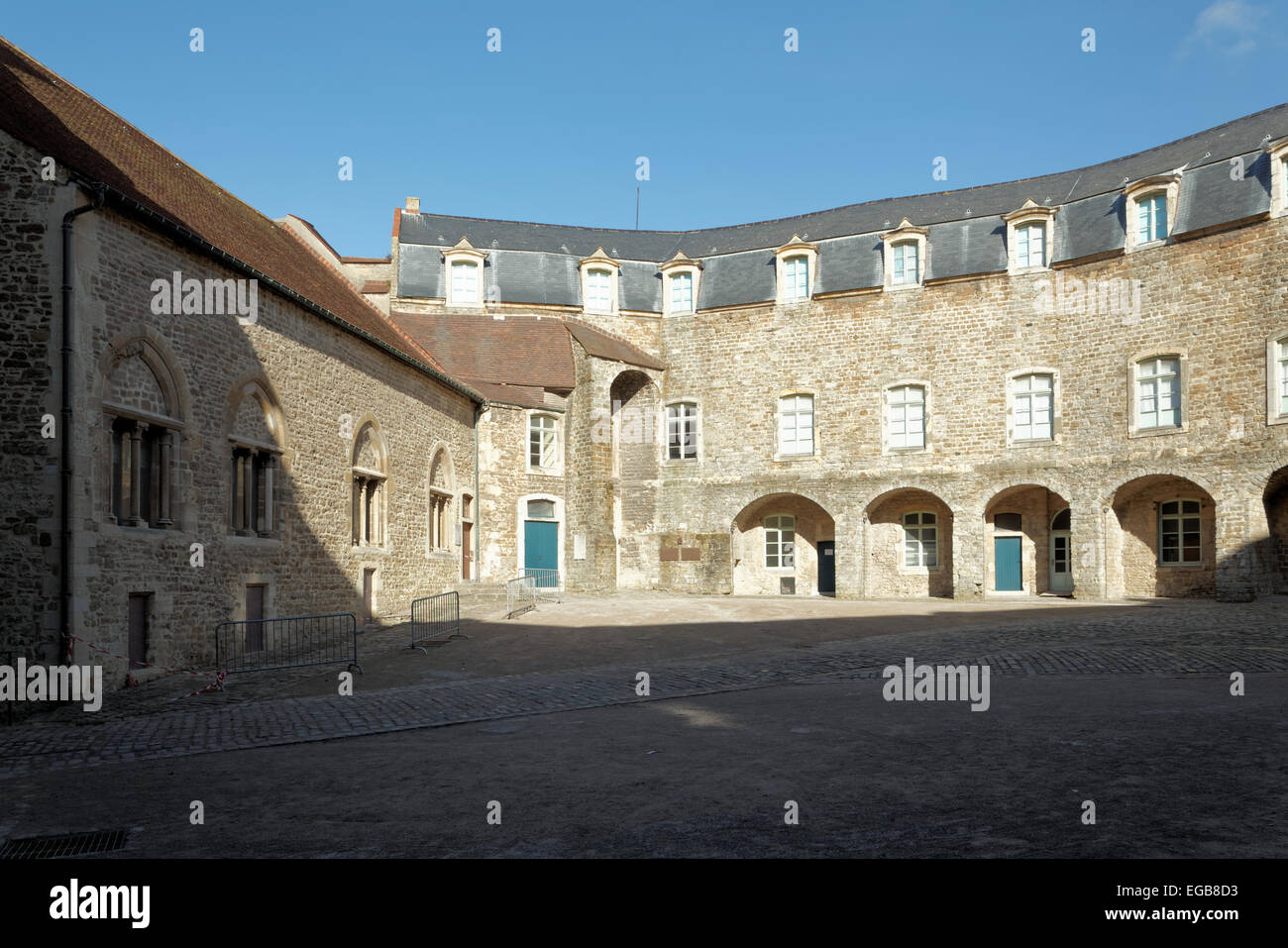 Détail de l'intérieur du Château de Boulogne-sur-Mer, situé à Boulogne sur Mer Banque D'Images