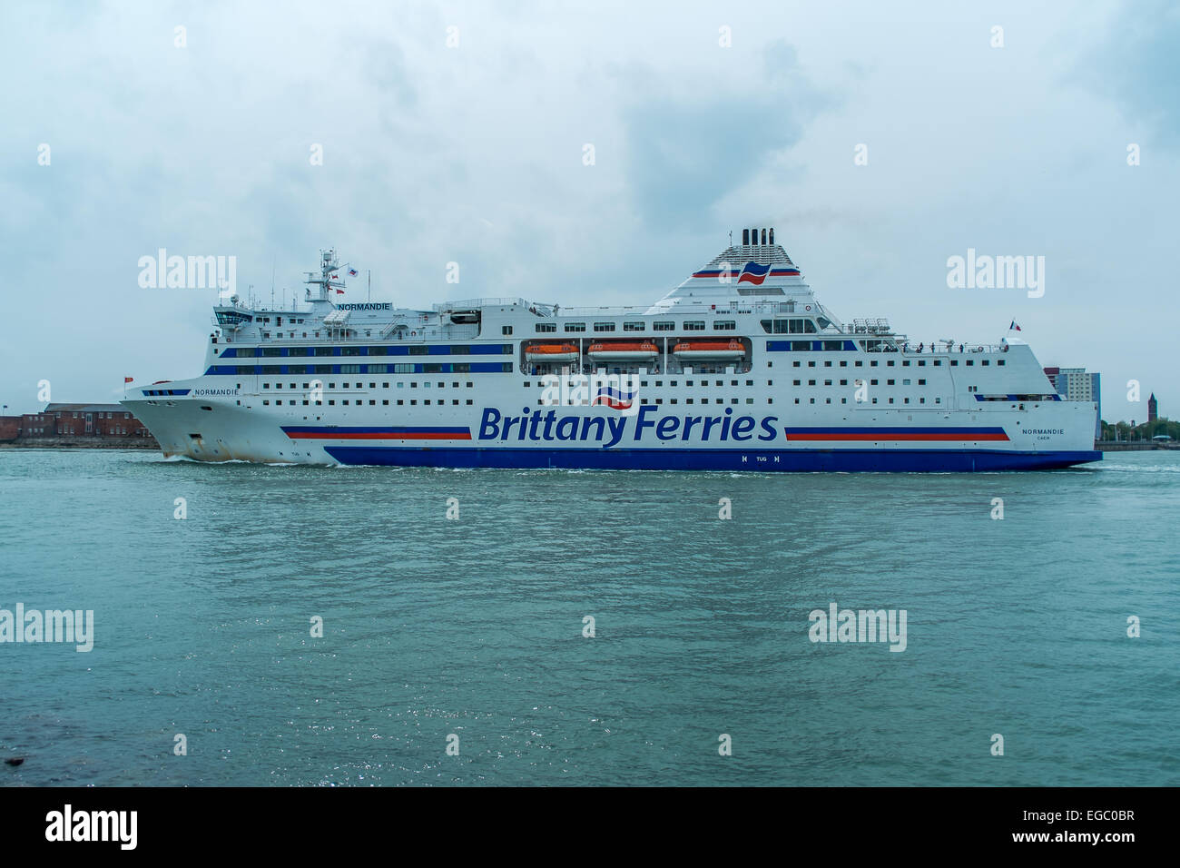 Bretagne Ferry Portsmouth Hampshire Banque D'Images
