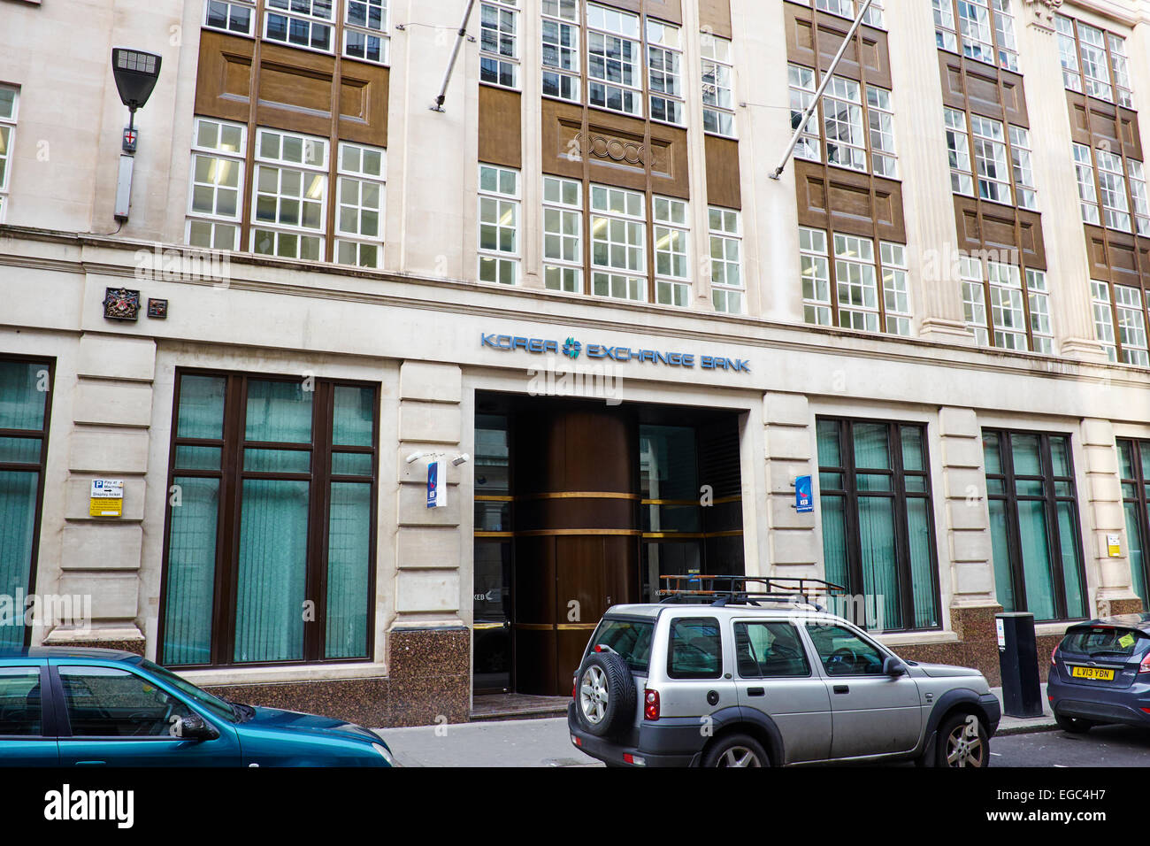 Banque Korea Exchange Juifs Vieille Ville de London UK Banque D'Images